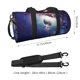 thumbnail image 2 of Fotbe Planets Stars And Galaxies Bolsa Deportiva de Lona Plegable con Estampado, Bolsa de Gimnasio con Bolsillo Seco/Húmedo, Bolsa de Viaje Ultraligera de Gran Capacidad, 2 of 6