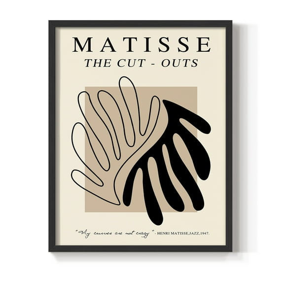 Matisse XCIX Framed Print - Solid Wood