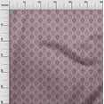 thumbnail image 3 of oneOone Velvet Gray Fabric Asian Suzani Dress Material Fabric Print Fabric By The Yard 58 Inch Wide, 3 of 5