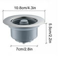 thumbnail image 3 of JingChun Kitchen Sink Drain Strainer & Stopper, Stainless Steel Pop-Up Kitchen Sink Stopper, Anti-Clogging Kitchen Sink Strainer Basket Filter, 3 of 9