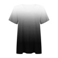 thumbnail image 4 of Fiudx Ropa de Mujer Blusa Superior con Estampado de Manga Corta y Cuello En V, Cómoda E Informal, a La Moda para Mujer, 4 of 4