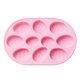 thumbnail image 1 of Molde de silicona Toystoory Pascua 10 cavidad huevo pastel DIY hornear chocolate rosa, 1 of 1