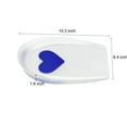 thumbnail image 4 of Copa de soporte de silicona Unique Bargains Almohadillas Cojín de silicona Plantilla ortopédica Patrón de amor Azul Tamaño 33-39 6 piezas, 4 of 7