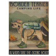 Camping Life Scenic Route Border Terrier Jigsaw Puzzles 300 Pieces For Adults Home Garden Family Wall Decor Picture Woods Puzzles
