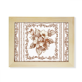 thumbnail image 1 of Marco moderno Arte barroco flor patrón Unbranded 6x8 pulgadas madera, 1 of 4