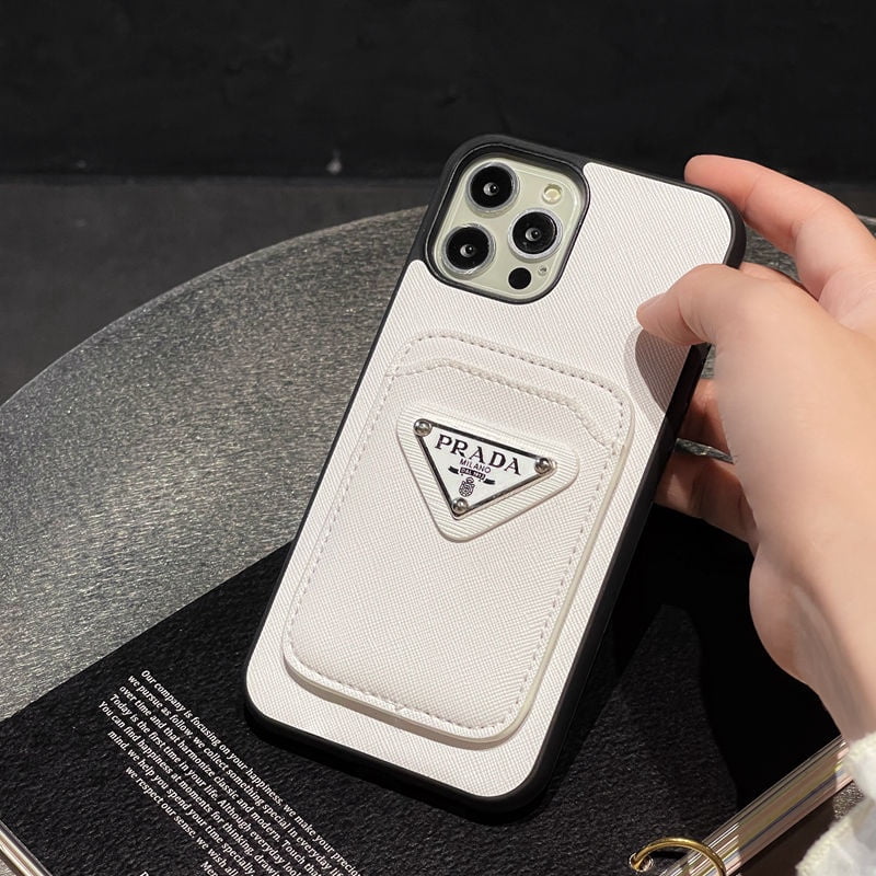 Funda De Cuero Con Ranura Para Tarjeta Negra Y Blanca De Moda De Lujo funda-de-cuero-con-ranura-para-tarjeta-negra-y-blanca-de-moda-de-lujo