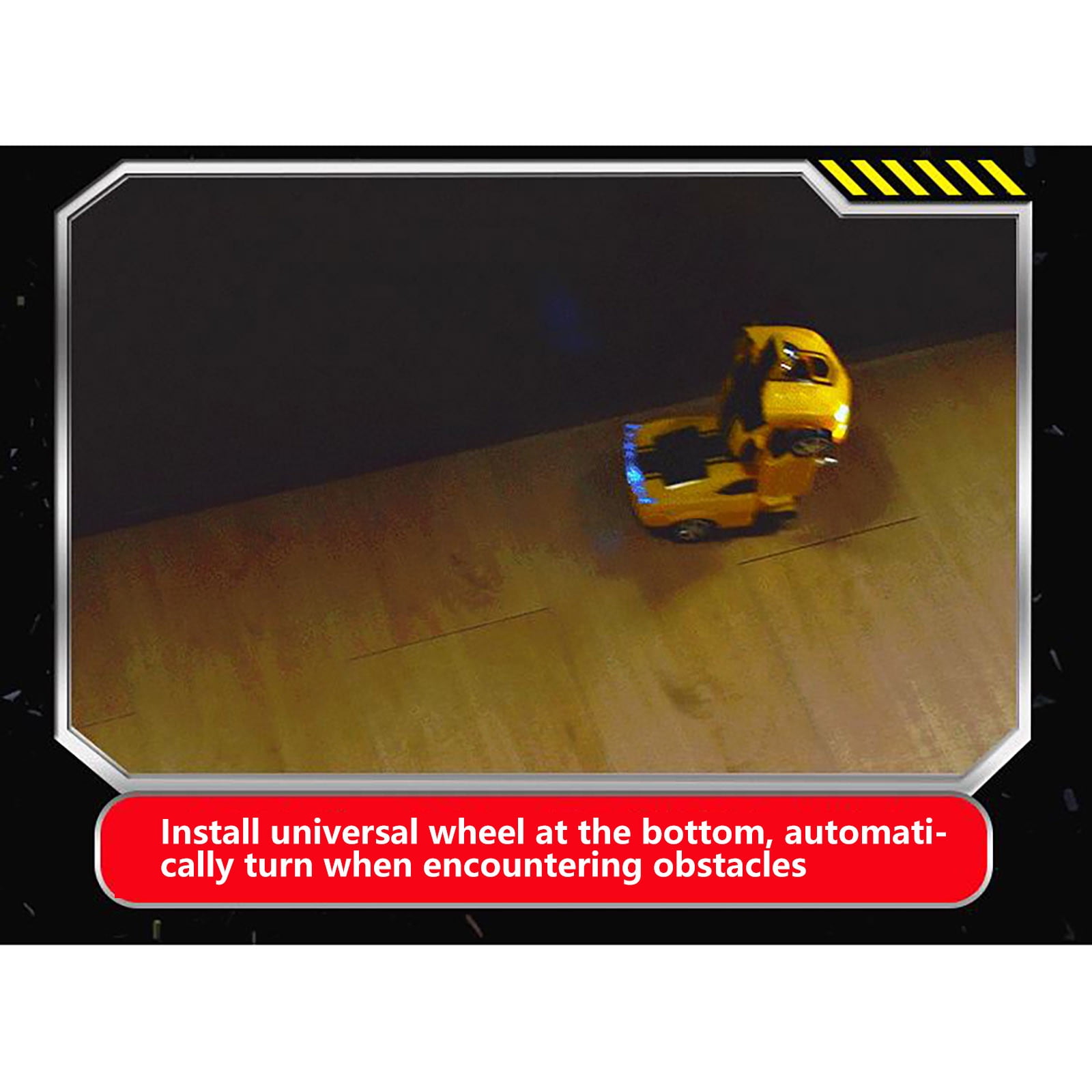 Lekihaqq 2 Packs Smart Remote Control Transforming Robot Car, Auto Convertible Toy Vehicle, Interactive RC Action Figure, STEM Learning Gift for , Collectible Robotic Car
