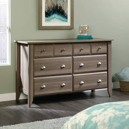 Sauder Shoal Creek 6 Drawer Dresser Diamond Ash Finish
