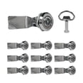 thumbnail image 1 of Chapa Cerradura Con Llave Argos plateado 10 piezas 6.5cm, 1 of 5