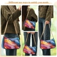 thumbnail image 5 of ALAZA Colorful Marble Women's Chain Shoulder Bag Hobo Handbag Tote Crossbody Purse, 5 of 7
