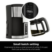 Ninja 12-Cup Programmable Drip Coffee Maker, 2 Brew Styles, Adjustable Warming Plate, CE250, Black/Stainless Steel