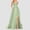 Green women satin maxi dress a1, variant on Women Summer Spaghetti Strap Cami High Split Satin ALine Maxi Dress Formal Loose Long Travel Dresses Prom Party Graduation Wedding Guest Clothes, Green 2XL
