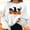 White, variant on Women Oversized Halloween Hoodies Pullovers Graphic Print Round Neck Long Sleeve Sweatshirt Beige Hoodies for Women