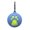 Blue, variant on Portable Tennis Ball Holder Pet Ball Holder with Hands Dog Leash Attachment for Active Pets Easy Install
