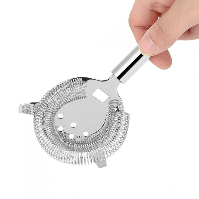 Cocktail Strainer, Stainless Steel Cocktail Strainer Shake Drinks Ice Mixed Filter For Bar Club Party
