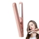 thumbnail image 1 of 2 in 1 Hair Straightener and Curler Ceramic Flat Iron Fast HeatUp USB Charging Pink, 1 of 4