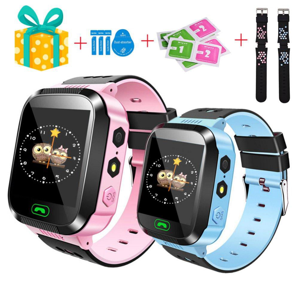 Kids Smart Watch Tracker Boys Girls for 3-12 Year Old with SOS Camera Alarm Call Alarm 1.44'' Touch Screen SOS Electronic Toy Birthday Gifts - Walmart.com