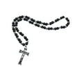 thumbnail image 2 of Cruz Colgante Sunnimix Cruz Joyería Cristiana Cruz Juses Colgante Regalo para Mujeres Hombres Oración Y Cadena Cruz negro COLLAR COLGANTE, 2 of 8