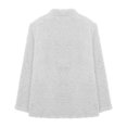 thumbnail image 4 of BRDFRL Women's Chunky Popcorn Cardigan Oversized Open Front Boyfriend Batwing Long Sleeve Fuzzy Knit Sweaters Cardigans White XL, 4 of 8