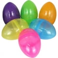 thumbnail image 5 of JOYIN 10" Jumbo Easter Eggs, 6PCS Colorful Plastic Giant Eggs Empty Fillable for Easter Filling Treats Party Favor Hunt Classroom Prize Supplies Decoration, 5 of 10