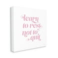 thumbnail image 3 of Stupell Industries Learn To Rest Not Quit Motivational Phrase Pink Graphic Art Gallery-Wrapped Canvas Print Wall Art, 36x36, by Yass Naffas Designs, 3 of 5