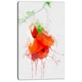 thumbnail image 2 of Illustration Aquarelle Rose Rouge - Impression sur Toile Florale, 2 of 3