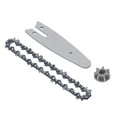 thumbnail image 3 of Inch Chainsaw Guide Plate,129mm Chainsaw Guide Plate Chainsaw Sprocket Chainsaw Chain User-Friendly Design, 3 of 14
