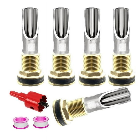 5 Pcs Pig Nipple Waterer for Kit Automatic Pig Nipple Drinker Hog Drinker Feeder with Brass Water Tank Connector