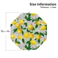 thumbnail image 3 of Kll Octagon Drink Coasters Set Of 4,Pu Leather Absorbent Coasters Set Decorative Coffee Cup Coasters Housewarming Gift For Home Decor-Lemon Seamless Pattern Oil Painting Effect, 3 of 9