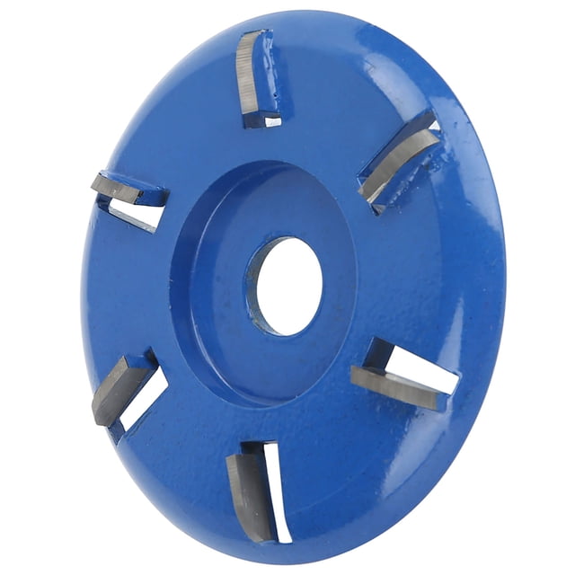 Wood Carving Disc Steel 6 Teeth Milling Cutter Woodworking Tool for Root Carving Coffee Table Woodworking Accessory