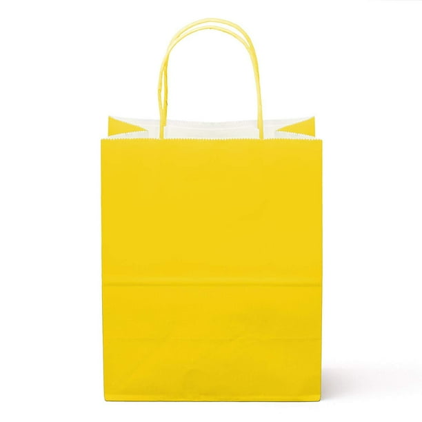 Download Medium Red Paper Gift Bags with Handles - Pack of 12 ...