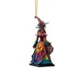 thumbnail image 2 of Chamoist Witch Car Acrylic Hanging,Witch Ornaments for Tree,Colorful Witch Hanging Ornaments,Fairies Print Christmas Tree Home Party Decor,Hanging Decoration Car Rear View Mirror Pendant Decor, 2 of 5
