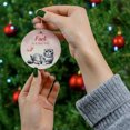 thumbnail image 4 of Every Fart is Love Note Scottish Fold Guilty Face Happy Valentine's Ceramic Round Ornament Cat Lover Kitten Owner Gifts Home Tree Decor - 01016, 4 of 5