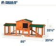 Prevue Pet Products Rabbit Hutch with Double Run 4600