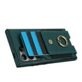 thumbnail image 6 of Allytechgroup Wallet Case for Samsung Galaxy S22 Ultra, PU Leather Cards Slots Ring Kickstand Anti-Scratch Stylish Phone Case Cover for Women Men, Green, 6 of 7