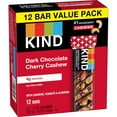 thumbnail image 3 of KIND Bars Dark Cherry Cashew Gluten Free Snacks - 12ct - Pack of 2, 3 of 5