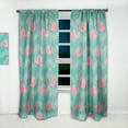 thumbnail image 2 of Designart 'Flamingo Illustration' Tropical Curtain Panel, 2 of 5