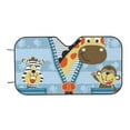 thumbnail image 7 of Fotbe Giraffe Come Out From Zipper Car Windshield Sunshade | Sun Visor Protector Front Window Shade, Keeps Out UV Rays, Keeps Your Vehicle Cool-Small, 7 of 7