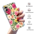 thumbnail image 2 of Red Flower Case for iPhone 11,Aesthetic Colourful Floral Pattern Soft TPU Full Cover Case, 2 of 5