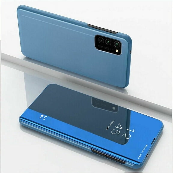 Samsung Galaxy S22 Ultra Shockproof Hybrid Flip Stand Mirror Case Cover