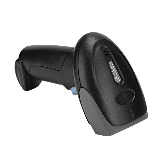 Barcode Scanner, Black Code Scanner, Strong Anti-interference Shockproof Anti-fall Desktop Machines Item Barcode for Notebooks Goods Phone Screens