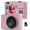 Pink, variant on W & O Q6 Built-in Flash 2.5K UHD Video Recording 100 MP CCD Compact Digital Cameras with TF Card, Green