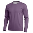 thumbnail image 3 of Long Sleeve T-Shirt for Men Ghalytn Crew Neck Athletic Top - Stretch Tee with Thumb Holes, 3 of 5