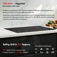 thumbnail image 4 of TECASA 36 in Built-in Induction Cooktop, 10800W Electric Cooktop 5 Burners with Boost, Touch Control Stove Top, Timer & Child Lock, Black, 4 of 15