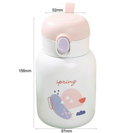 

Cuteam Vacuum Flask Drinking Water Leak-proof Mini Cute Vacuum Flasks