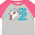 thumbnail image 4 of Inktastic I'm Two Unicorn Second Birthday Boys or Girls Toddler T-Shirt, 4 of 5