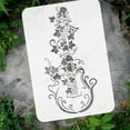 thumbnail image 4 of 1Pc Reusable Guitar with Vine Painting Template DIY Craft Guitar with Ivy Stencil for Painting, 4 of 9