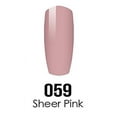 thumbnail image 2 of DND - DC Duo Soak off Gel & Matching nail polish, Sheer Pink #DC059, 2 of 2