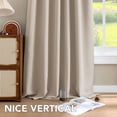 thumbnail image 2 of H.VERSAILTEX Blackout Thermal Insulated Window Curtains Bedroom Darkening Black out Drapes for Living Room Back Tab/Rod Pocket Draperies, 2 Panels, 52" x 63", Fog, 2 of 6
