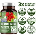 thumbnail image 5 of N1N Premium Berberine Plus to Support Anti-Aging, Cellular Health, Energy and Digestion, 120 Caps, 5 of 6